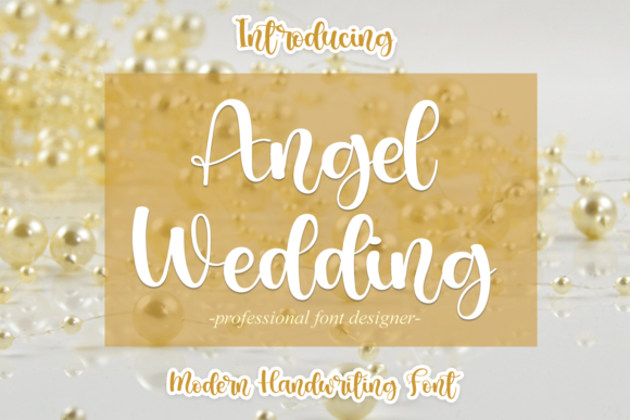 Angel Wedding Font for Elegant Branding and Handwritten Charm
