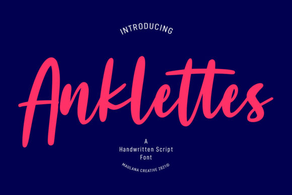 Anklettes Script Font for Elegant Campaign Design