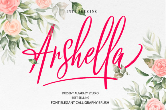 Arshella Script Font for Elegant Brand Identity