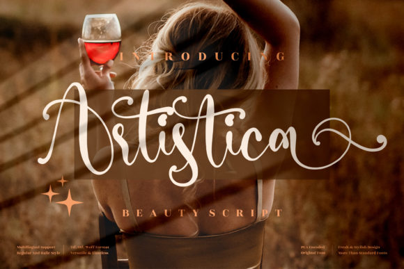 Artistica: A Script Handwritten Font for Elegant Editorial Design
