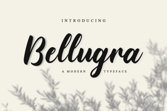 Bellugra Script Font for Handmade Creators