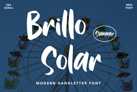 Brillo Solar: A Trendy Script Handwritten Font for Brand Confidence