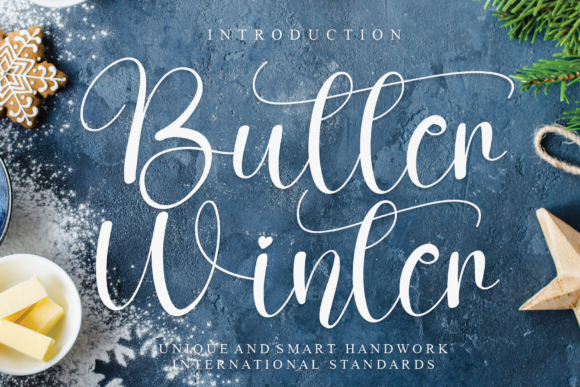 Butter Winter Font for Elegant Digital Branding