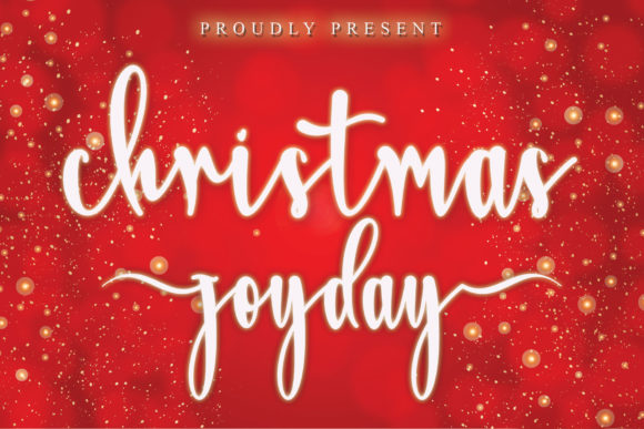 Christmas Joyday: A Dazzling Script Font for Editorial Design