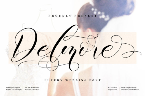 Delmore Script Font for Elegant Branding