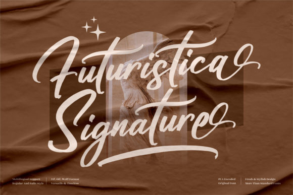Futuristica Signature: A Refined Script Font for Digital Branding