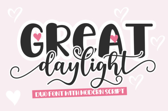 Great Daylight Duo: A Script Handwritten Font That Elevates Real Business Branding