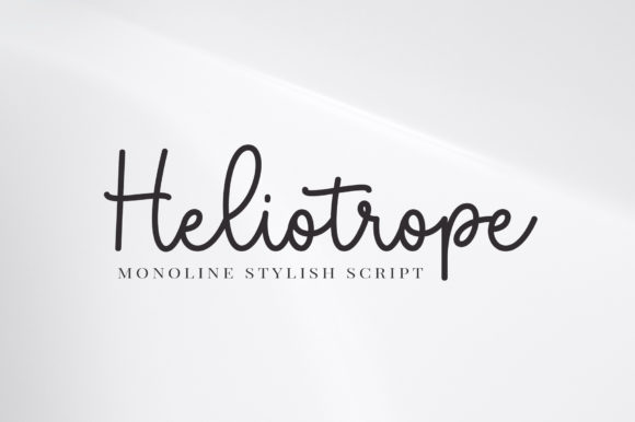 Heliotrope: A Thin Lettered Script Font for Scroll-Stopping Brand Content