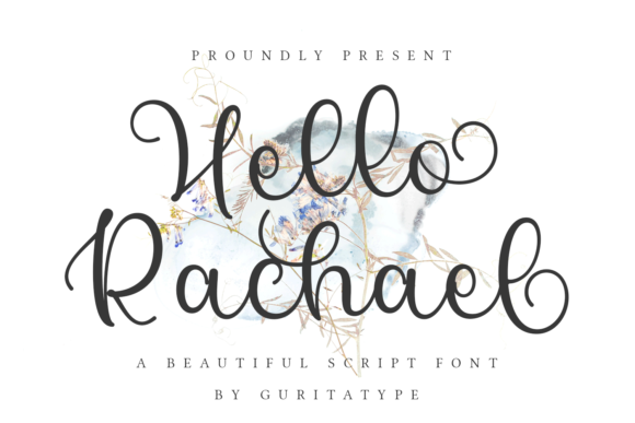 Hello Rachel Script Font for Creative Branding