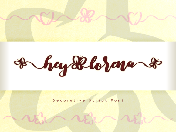 Hey Lorena Script Font for Elegant Branding