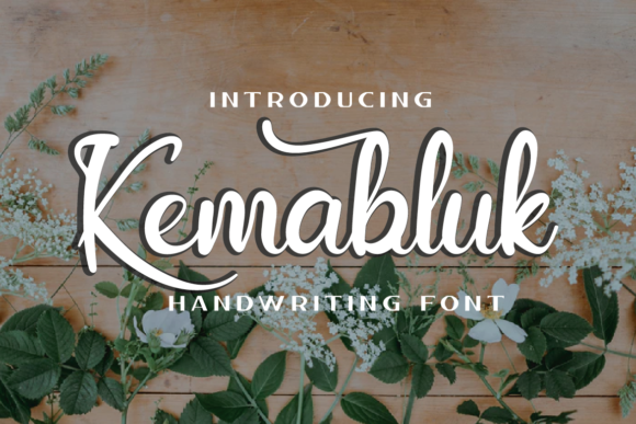 Kemabluk: A Delicate Script Font for Elegant Editorial Design