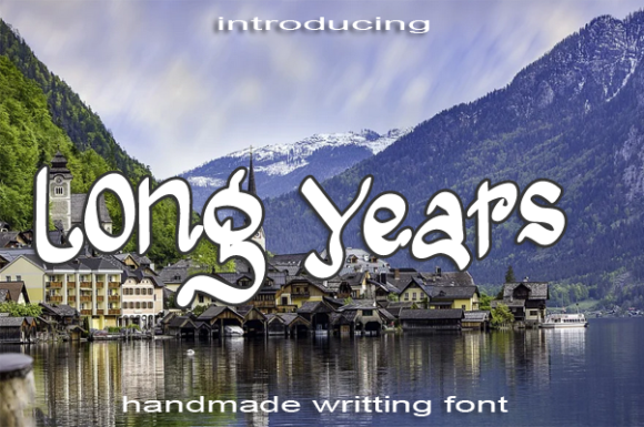 Long Years Script Font for Editorial Design