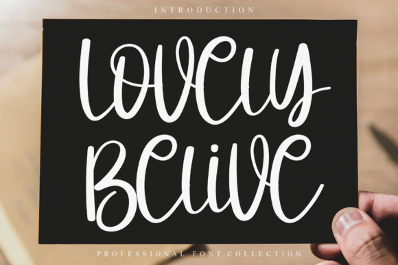 Lovely Belive: A Delicate Script Font for Elegant Digital Branding