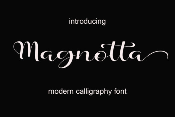 Magnotta Script Font for Elegant Handmade Designs