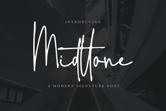 Midttone: A Playful Script Font for Creative Editorial Design