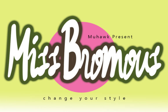 Miss Bromous: A Whimsical Script Font for Thoughtful Editorial Design