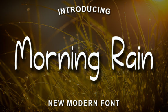 Morning Rain Script Font for Timeless Branding
