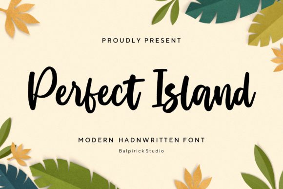 Perfect Island Script Font for Handmade Creativity