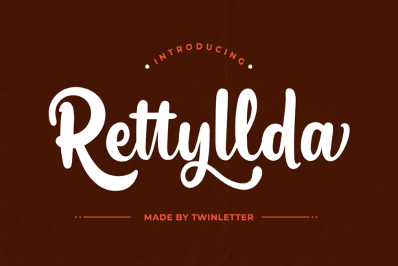 Rettyllda: A Chic Script Font for Elegant Digital Branding