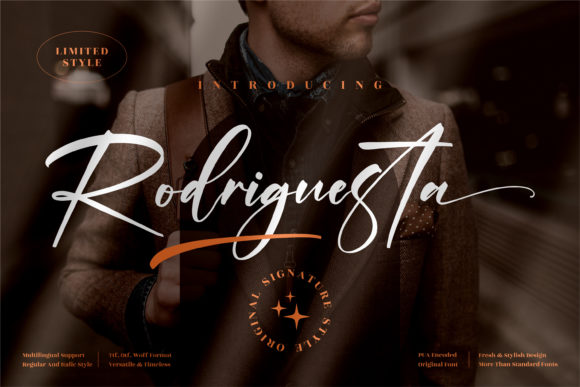 Rodriguesta: A Premium Script Handwritten Font for Elegant Web Design
