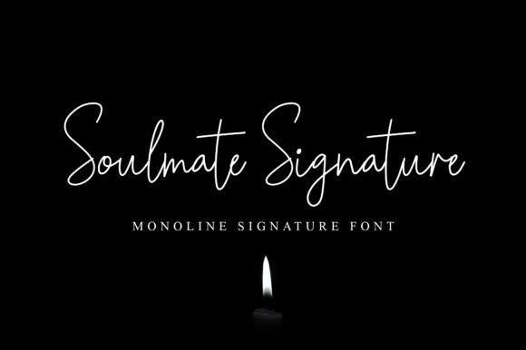 Soulmate Signature Font for Elegant Branding Projects