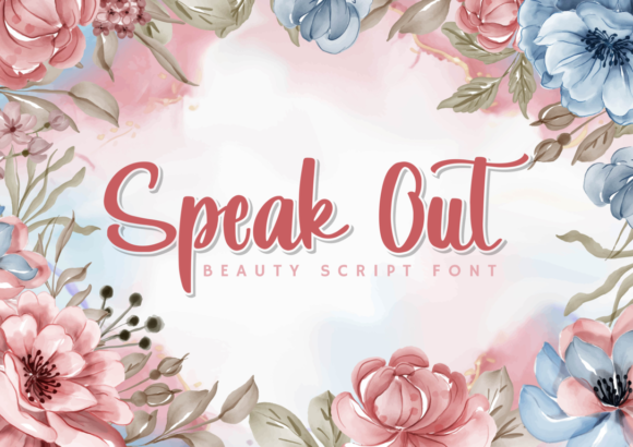 Speak out Script Font for Handmade Creatives