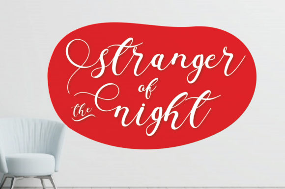 Stranger of the Night Font: Romantic Script Handwritten Fonts for Scroll-Stopping Campaigns