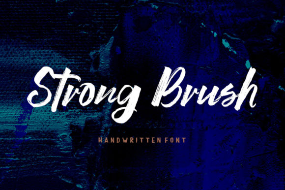 Strong Brush: A Refined Script Font for Editorial Elegance