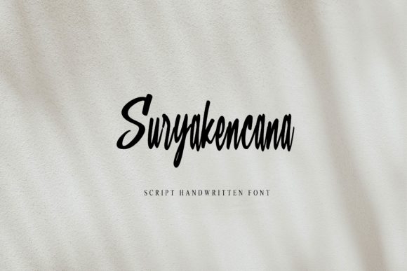 Suryakencana Font for Elegant, Professional Branding