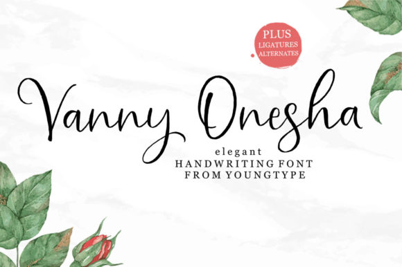 Vanny Onesha Script Font for Elegant Brand Identity