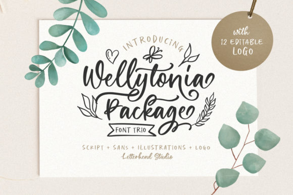 Wellytonia Package: A Script Handwritten Font for Scroll-Stopping Brand Content