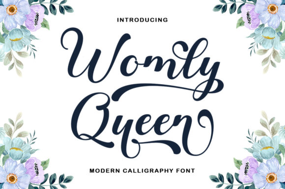 Womly Queen: A Playful Script Handwritten Font for Creative Projects