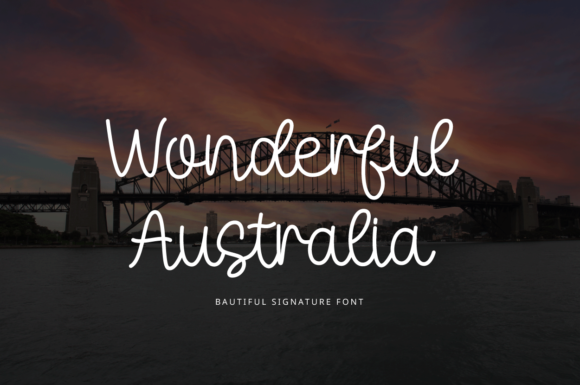 Wonderful Australia Script Font for Brand Campaigns